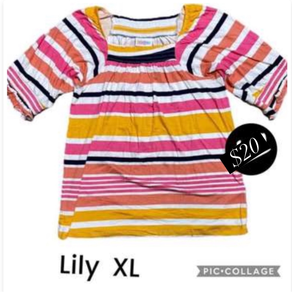Lularoe short sleeve elastic neck and sleeves
